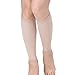 Xfome Style Women Slimming Calf Muscles Shaper Compression Sleeve Elastic Shank legs to Burn Fat Color Light Brown