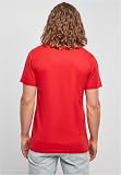 Build Your Brand Men Bb010-Basic Round Neck T-Shirt Cityred M