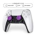 KontrolFreek FPS Freek Frenzy for PlayStation 5 (PS5) and PlayStation 4 (PS4) Controller | Performance Thumbsticks | 1 High-Rise, 1 Mid-Rise | Purple/Black