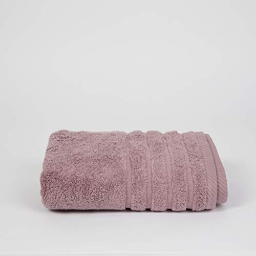 Toallas Don Algodón Toalla Ducha Zero Twist, Malva 70x140 cm