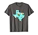 Texas Floral Cactus T-shirt Pretty Lone Star State Tee Shirt