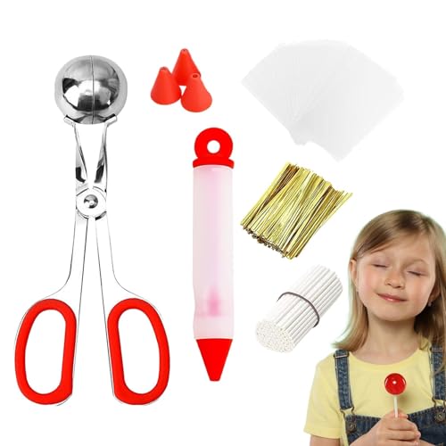Kit de decoración de cake pop para niños, divertido juego de decoración de cake pop, accesorios para bodas, decoración de fiestas, kit para hacer piruletas, accesorios para hacer pasteles S