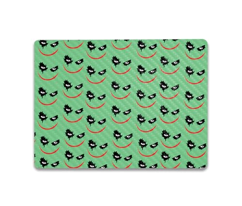 Image of MightySkins Carbon Fiber Skin Compatible with Microsoft Surface Laptop Go 3 (2023) Full Wrap Kit - Why So Serious | Protective, Durable Textured Carbon Fiber Finish | Easy to Apply | Made in The USA