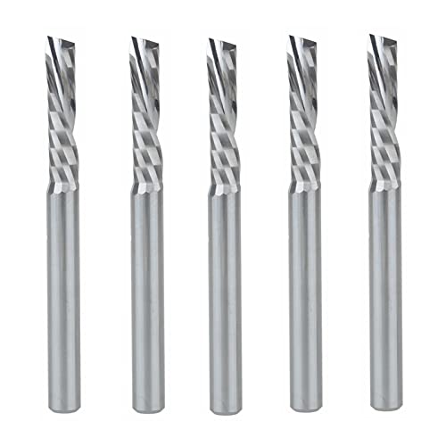 Fraises rotatives CNC en carbure de tungstène 4mm outil de coupe monobloc 1 flûte
