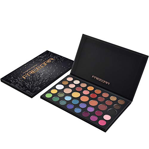 Ownest 39 Colors Eyeshadow Palette, Matte Shimmer Metallic Colors Make Up Eyeshadow Powder, Highlight Pigmented Colorful Long Lasting Waterproof Makeup Pallet Cosmetics #TOP2