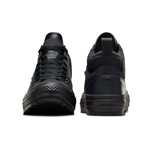 Converse, Unisex, Chuck Taylor All Star Malden Street Mid Top Boots, Black/Black/Black, Men's 4.5, Women's 6.5, Medium by Converse - Used condition - Image 6