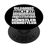 Künstlervermittler lustig PopSockets mit austauschbarem PopGrip