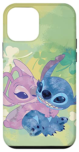 Coque iPhone 12 mini Stitch Disney verte protection antichoc rigolote