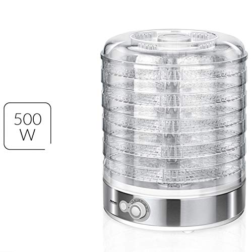 MPM MSG-11 Dörrautomat Elektrischer, Faltbarer, 5 Stapelbare Tabletts 31 cm, BPA frei,Temperaturwähler von 35°C bis 70°C… – Bild 3