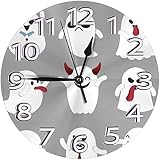 Horloge Murale Dessin animé Magie Classique numérique à Piles Montre Ronde pour l'école de Bureau à Domicile Cadeau