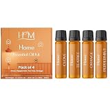 HM Home Essential Oil Gift Set, 4 Pack - Clove, Peppermint, Tea Tree & Orange - Aromatherapy Oils for Diffuser, Humidifier, Home Fragrance, Housewarming & Self Care Gifts - 10 mL Each