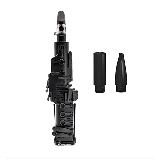 Odisei Music Travel Clarinet + Accessory Pack | Clarinete electrónico | +50 sonidos | El más pequeño y ligero del mundo, practica en silencio