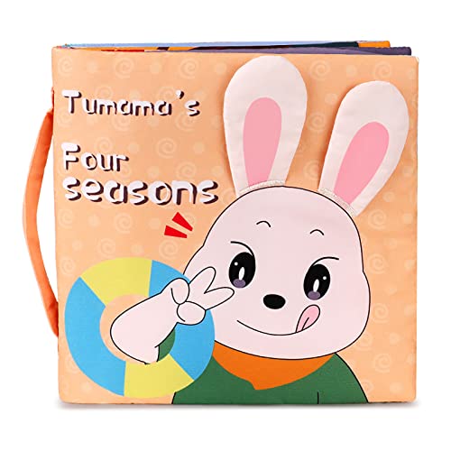 TUMAMA KIDS- Libro di Stoffa di Quattro Stagioni, Multicolore, Medium, VC-TM153