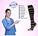 Dr. Motion 4 Pairs Therapeutic Graduated Compression Women's Knee-hi Socks (Solid All Navy)