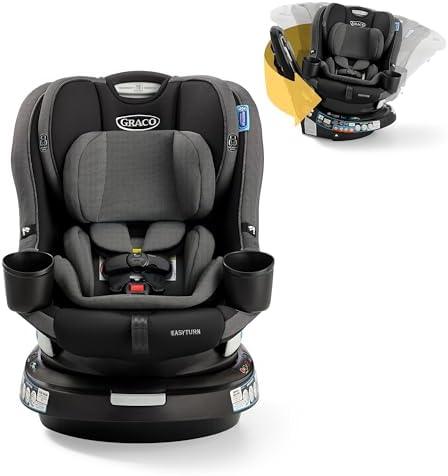 Graco EasyTurn 360 2-in-1 Convertible Car Seat, Cyran