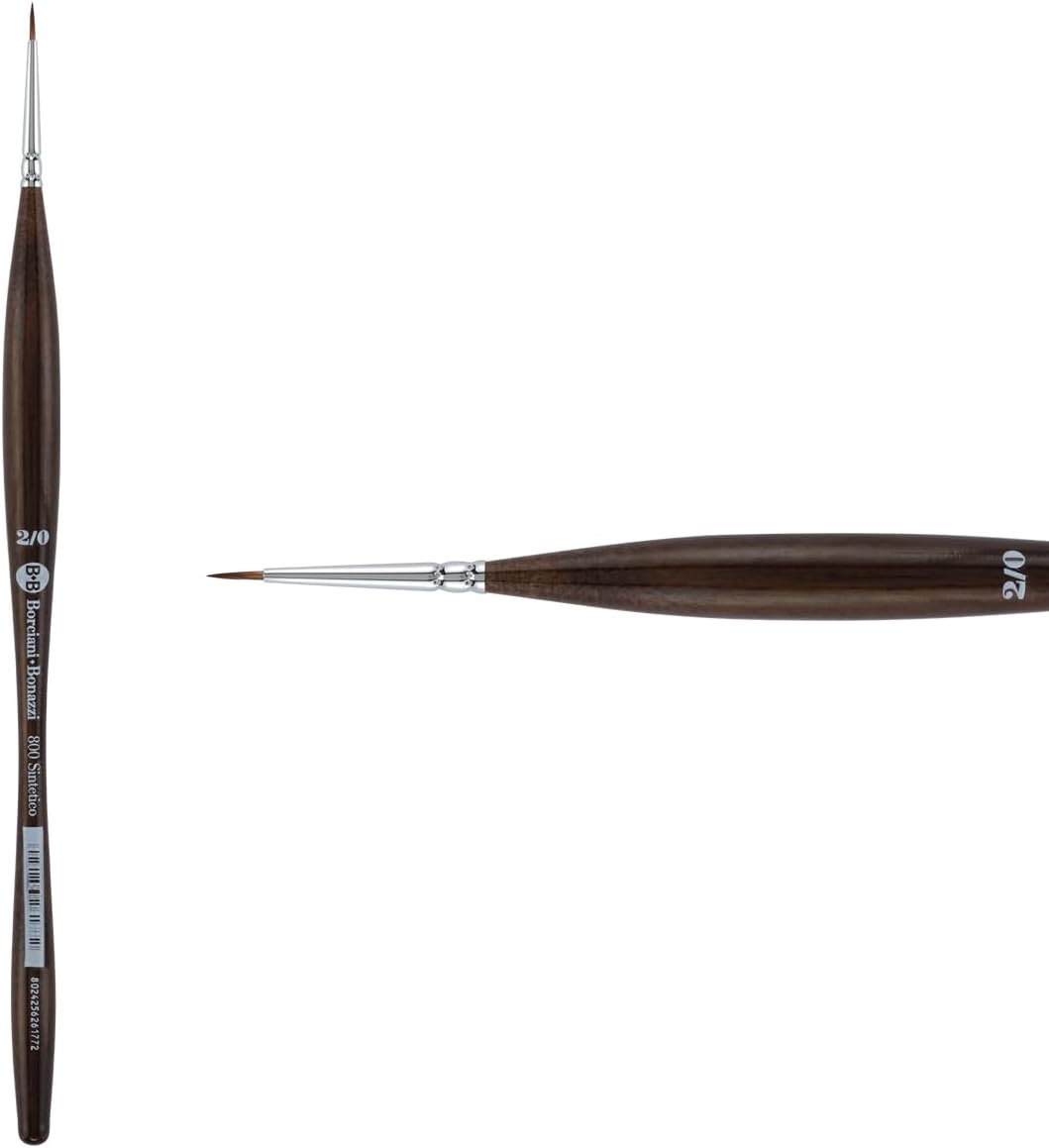 Synthetic Mangusta Brush n 00 Round Tip - Ergonomic Handle