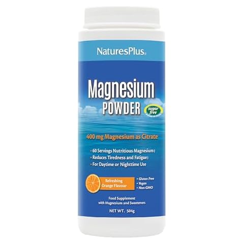NaturesPlus Magnesium Powder for Energy and Relaxation Cover