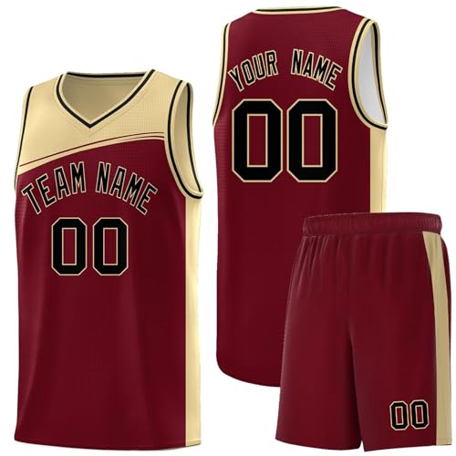 Conjunto de camiseta sin mangas y pantalón corto personalizable de baloncesto número 30, kit de baloncesto transpirable de secado rápido para hombres y niños, 1-Beige, L