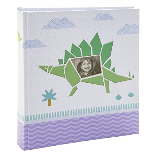 Kusso Album Fotografico Personalizzato per Bambini – Album Foto per Bambini Dinosauro Verde - Contiene 200 Foto da 10x15cm