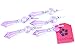 Sun Cling® Chandelier Icicle Crystal 38mm, Pack of 20 (Purple)