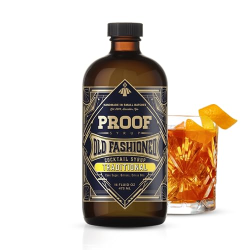 Comparison: Best Old Fashioned Mixer 4 Proof Syrup Old Fashioned Cocktail Mix - Made with Real Bitters & Cane Sugar - Traditional Old Fashion Flavor - Fast, Easy, Delicious, Handcrafted Cocktail Syrup - 16oz - 1 Bottle