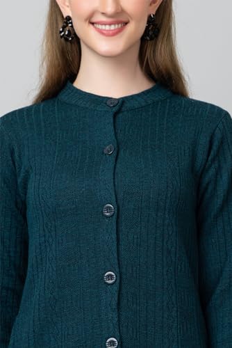 Image of HIFZAA Womens Woolen Long Cardigan Sweater for Women Winter wear for Ladies M to 4XL