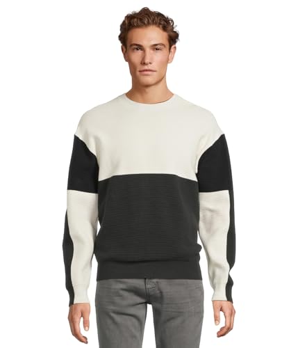 Armani Exchange Men's Color Block Cotton Sweater