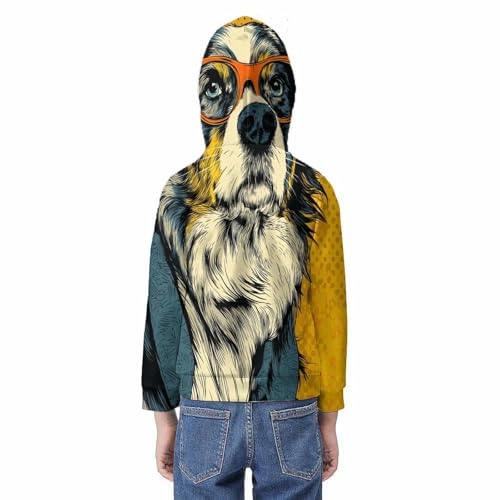 Sweat à capuche enfant pull confortable et résistant pour ado graphique - 5