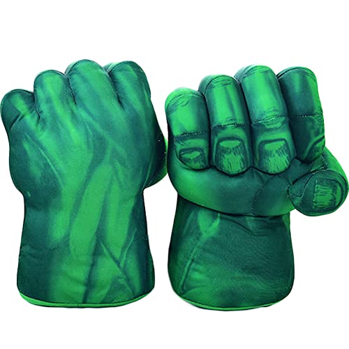 Superheld Handschuhe Boxhandschuhe Weiche Plüsch Superhero Smash Fäuste Hände für Kinder, Lustige Cosplay Kostüm Spiele Spielzeug für Jungen Mädchen Erwachsene Geburtstag Weihnachten Geschenk, 1 Paar Cover