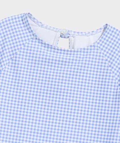 vineyard vines girls Girls' Long Sleeve Ruffle One-piece3