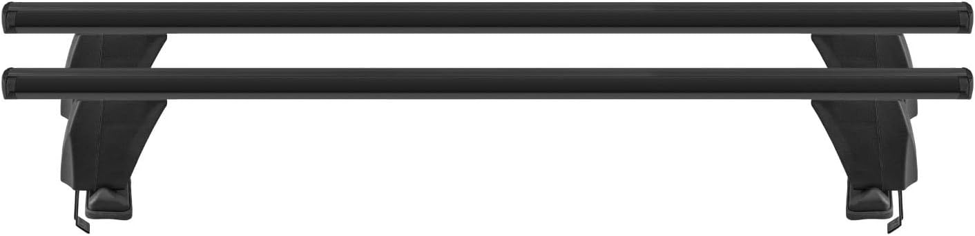 OMAC Top Roof Racks Cross Bars fits Toyota Prius 2010-2015 2 Pcs Black Aluminium Anti-Theft for Travel Kayak Canoe Surf Ski Snowboard Camping Prius 2010-2015 Delta / Black