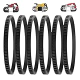6-Pcs 45-69-0010 Replacement Blade Pulley Tires for Deep Cut Band Saw - Compatible with M-ilwaukee 6230 6232-6 6238-20 2729-20, Portaband AO2807 6225 6238N - Rubber Drive Belt for Band Saw Wheels