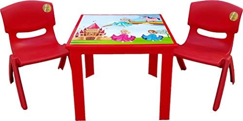 Cocuk Masa Sandalye Takimi Kirmizi Prenses 2s Amazon Com Tr Bebek