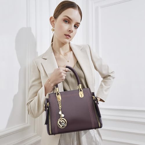 Image of KKXIU Women Satchel Purses and Handbags Handle Shoulder Bag