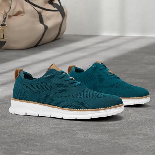 Image of Mens Casual Dress Shoes Fashion Mesh Oxfords Business Walking Work Sneakers Comfortable Lightweight Soft Sole