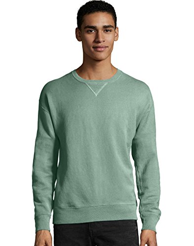 Image of Garment-Dyed Crewneck Sweatshirt by ComfortWash by Hanes