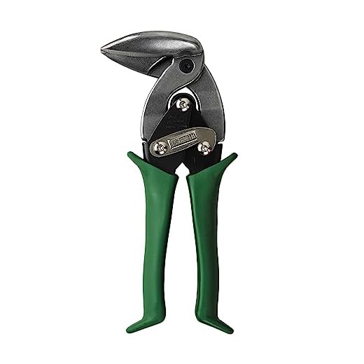 MIDWEST Aviation Snip - Right Cut Upright Tin Cutting Shears with Forged Blade & KUSH'N-POWER Comfort Grips - MWT-6900R