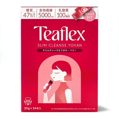 Teaflex �e�B�[�t���b�N�X �X���� �N�����Y �悤���� 14�� ���� �H���@�� �|���f�L�X�g���[�X ���_��EC-12�� �������b �_�C�G�b�g �_�C�G�b�g�T�|�[�g �牺���b BMI �i���������j (�x���[, 1��)