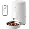 PETLIBRO Automatic Cat Feeder, WiFi Automatic Cat Food Dispenser Rechargeable Battery-Operated with 30-Day Life, AIR Pet Feeder for Cat & Dog, Timed Cat Feeder 1-6 Meals Control, 2L Auto Cat Feeder