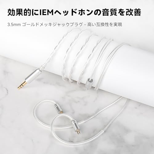 【Yinyoo EarAcoustic STA-K】イヤモニ型イヤホン イヤホン 有線 イヤモニ 10mmベリリウム+6mmPETデュアルドライバーインイヤーイヤホン 三バランスが均一 ダイヤモンドのようなパネル 0.68gの軽量化設計 0.78mm 2PINデザイン スポーツ/音楽/ゲーム（3.5mm&マイクなし） 商品画像7