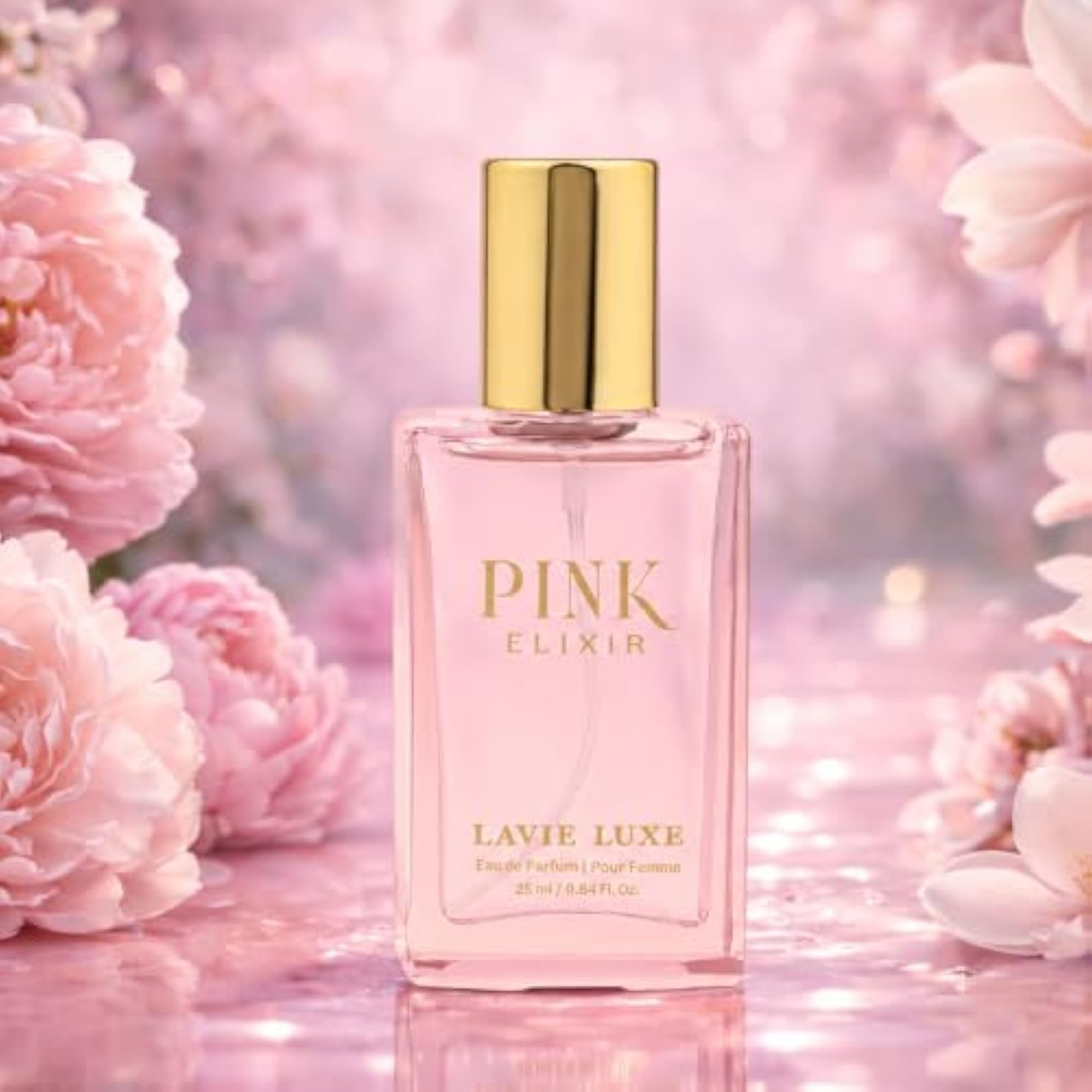 Women's Pink Elixer Eau De Parfum, Luxury Collection 25ml