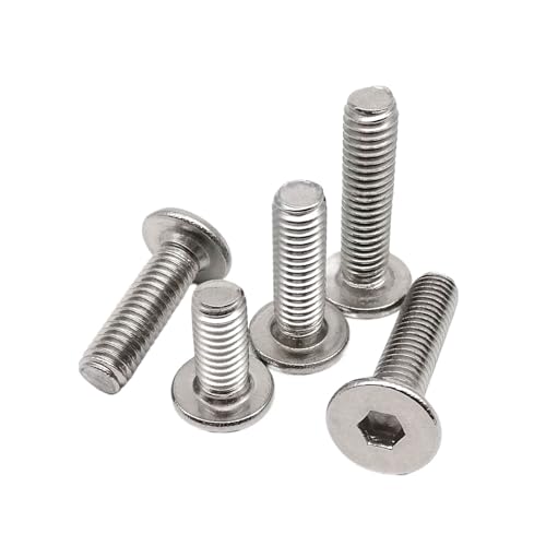 5/10/50 �� M1.6 M2 M2.5 M3 M4 M5 M6 M8 A2 304 �X�e�����X�|�Z�p�Z�p�\�P�b�g�����^��t���b�g�E�G�n�l�W�{���g(M4 10pcs,6mm)