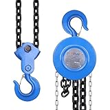 Pallit Palan CHAIN-L | Capacité de charge 5000 kg | Hauteur de levage 2,5 m | Poulie à câble avec crochet rotatif à 360°