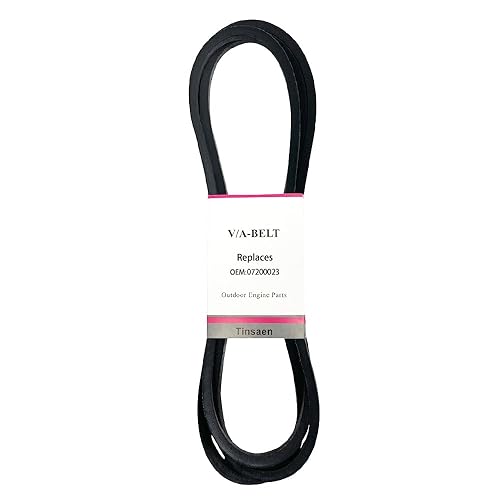 Miniatura 2 de 07200023 - Correas en V de repuesto para plataforma de cortacésped de alta resistencia compatibles con 52 pulgadas de cubierta Ariens ZoomZoom XL,