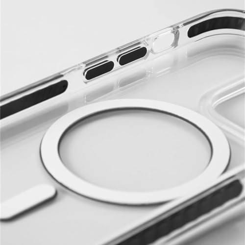 Coque de luxe ENILSA anti-slip noire pour iPhone 15 Pro Max - 5
