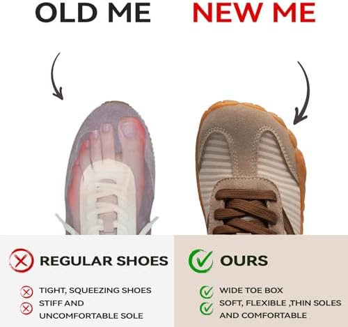 Barefoot Shoes Women Casual Sneakers,Wide Toe Box Shoe Women Zero Drop Shoe — view 4