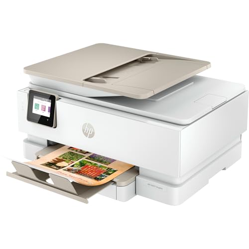 HP Envy Inspire 7920e, 242Q0B, Imprimante Multifonction à Jet d'Encre A4 Couleur, Recto Verso Automatique, 22 ppm, Wi-Fi, HP Smart, 3 mois de forfait Instant Ink gratuit, Blanche