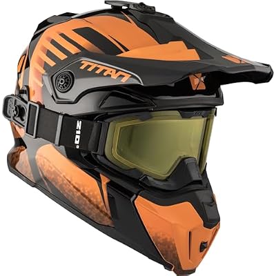 CKX Titan Original Helmet - Trail and Backcountry Avid - Included 210 Goggles