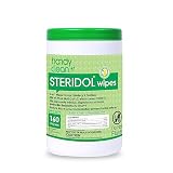 Steridol Multipurpose Hard Surface Cleaning Wipes, Fresh Lemon, 160 Count
