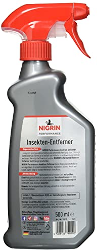 NIGRIN Performance Insectenverwijderaar, verwijdert zelfactief hardnekkige insectenresten, met werkingsindicator, 500 ml - Image 3